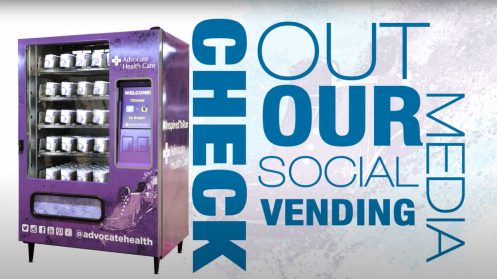 Advocate Health Care branded social media vending machine promotional video still